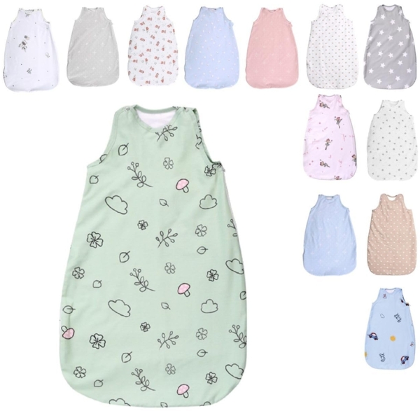 Lorelli Baby-Sommerschlafsack Summer, Länge 100 cm Breite 50 cm, 100% Baumwolle hellgrün