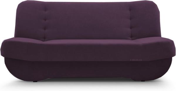 MOEBLO Schlafsofa Pafos, Sofa Kippsofa Klappsofa Clic-Clack, mit Schlaffunktion, mit Bettkasten