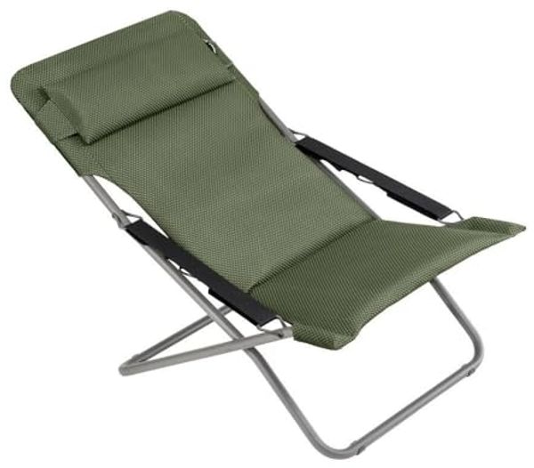 Lafuma Liegestuhl TRANSABED BeComfort® Olive grün klappbar