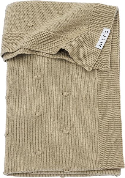 Meyco Mini Knots Babydecke 75x100 cm Sand Braun sand