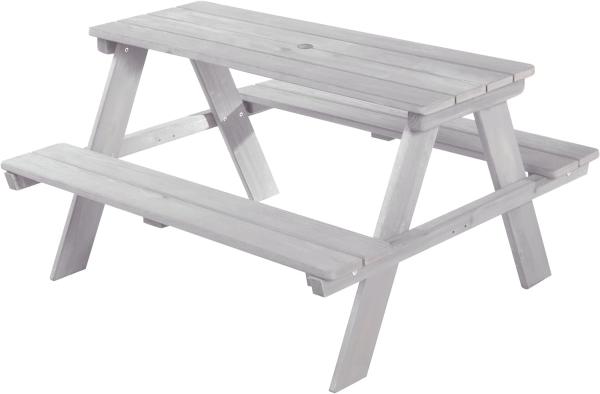 roba 'Picknick for 4, Outdoor +' Kindersitzgarnitur, Massivholz grau, 89 x 50 x 84 cm