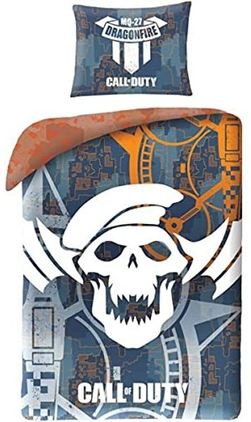 Halantex Jugendbettwäsche Halantex Bettwäsche Set Call of Duty Black Ops 140x200 cm + Rucksack