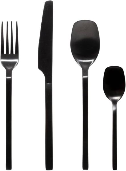 Besteck-Set aus Edelstahl MODERN, 24-teilig