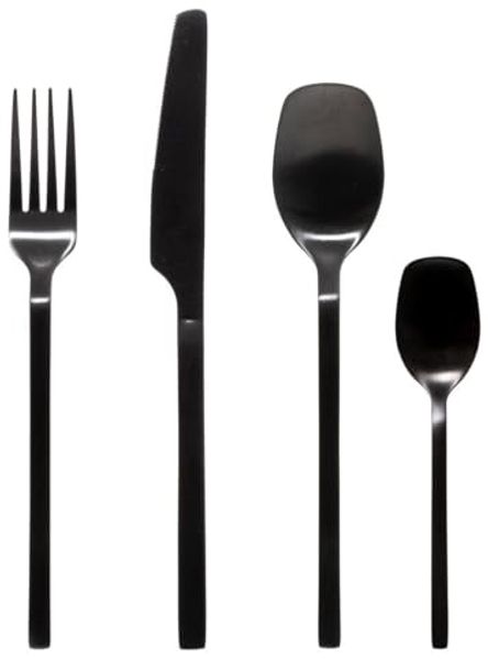 Besteck-Set aus Edelstahl MODERN, 24-teilig