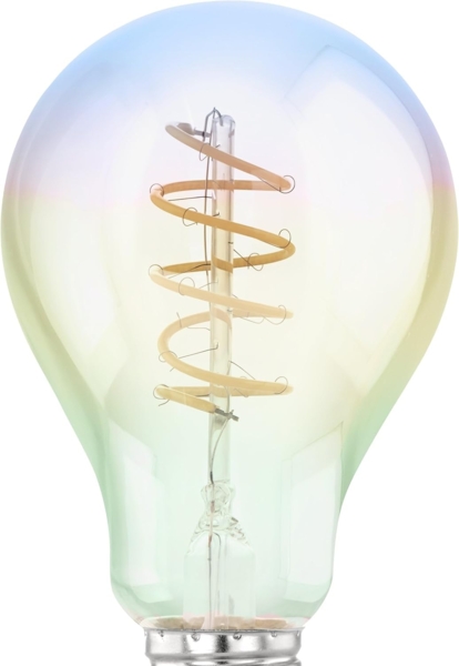 Eglo 110205 LED Filament Leuchtmittel E27 1X4W Decorative Spirale irisierend L:13cm Ø:7. 5cm 2000K 200lm dimmbar Bild 5