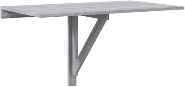 vidaXL Wand-Klapptisch Grau Sonoma 100x60x56 cm Holzwerkstoff 342651
