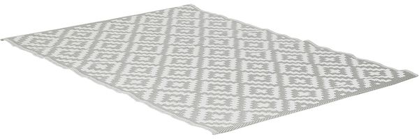 greemotion Outdoor-Teppich Santo aus Kunststoff, beigefarbener Teppich mit Muster, pflegeleichter Wendeteppich für in- & outdoor, ca. 200x150 cm