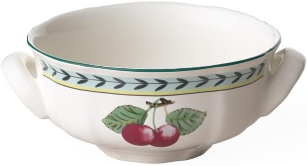 Suppen-Obertasse French Garden Fleurence Villeroy und Boch Suppentasse - Mikrowelle geeignet, Spülmaschinenfest
