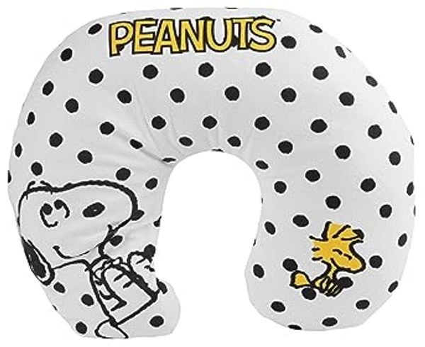United Labels® Dekokissen Peanuts - Reisekissen Nackenhörnchen Snoopy & Woodstock