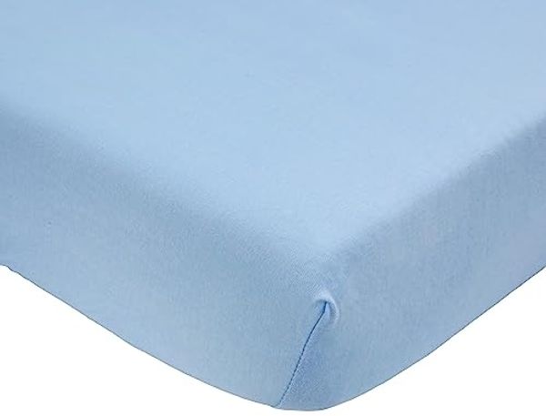 Trois Kilos Sept Bettlaken himmelblau 40x80