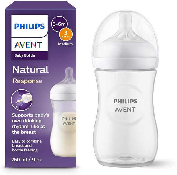 Philips Avent Natural Flasche - 260 ml Transparent