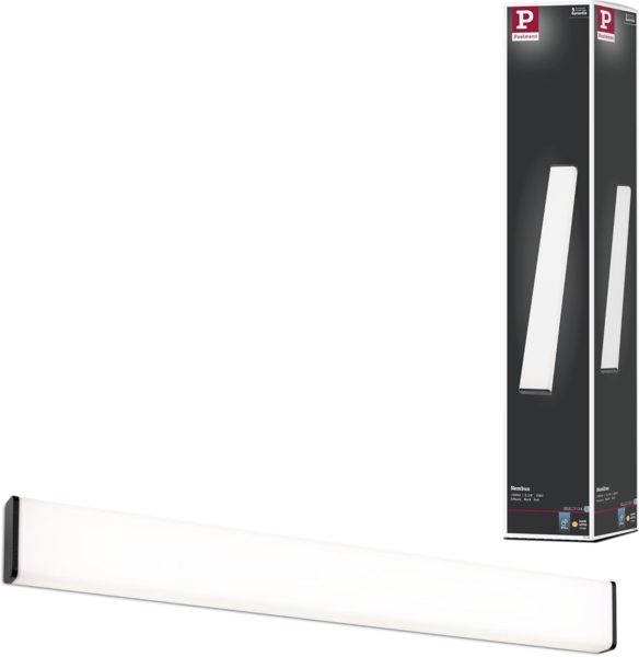 Paulmann 71208 LED Wandleuchte Nembus 60cm 3000K Schwarz IP44