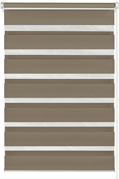 Gardinia EasyFix Doppelrollo mocca 120 x 150 cm