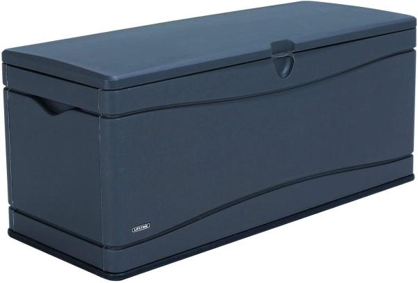 Lifetime Kunststoff Kissen Aufbewahrungsbox 495 Liter | Carbongrau | 61 x 152,5 x 67 cm