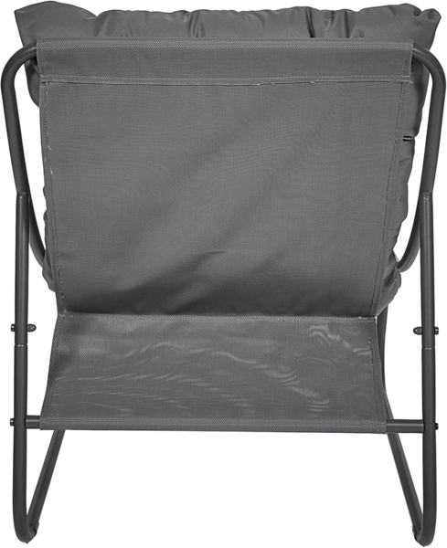 HOME DECO FACTORY, HDO0375, Ergonomischer anthrazitfarbener Outdoor-Sessel, modernes und Elegantes Design, optimaler Komfort, pflegeleicht, vielseitig für den Innen- und Außenbereich, 68 x 855 x 88 cm Bild 6