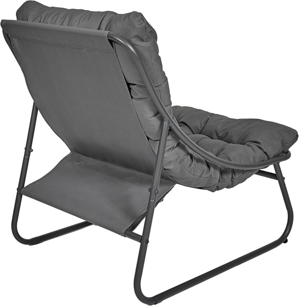 HOME DECO FACTORY, HDO0375, Ergonomischer anthrazitfarbener Outdoor-Sessel, modernes und Elegantes Design, optimaler Komfort, pflegeleicht, vielseitig für den Innen- und Außenbereich, 68 x 855 x 88 cm Bild 7