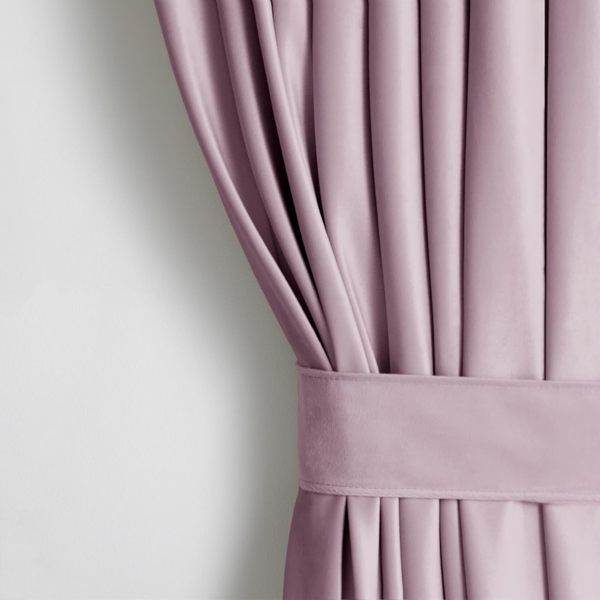 AmeliaHome Gardine Gardine Ösen Vorhang mit Raffhalter Samt Ösenvorhang Verdunkelnd, Ösen (1 St), Samt, inkl. Raffhalter