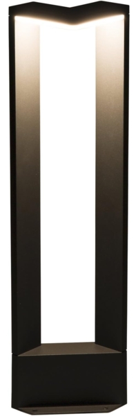Heitronic Nr. 37268-HE Outdoor LED Sockelleuchte Bonita 60 anthrazit IP54