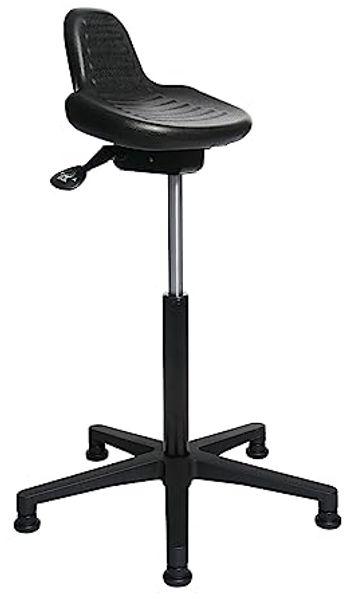Topstar STANDSTAR, Stehhocker, Arbeitshocker, Stehhilfe, Neigeverstellung, höhenverstellbar, schwarz
