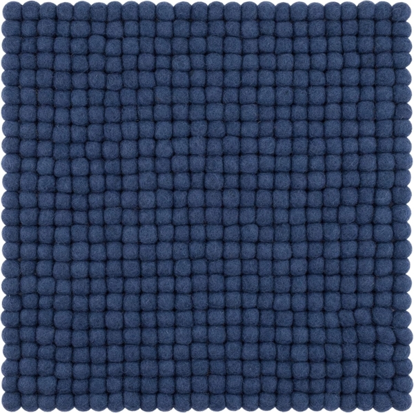 myfelt Stuhlkissen Filzkugel Sitzauflage eckig - 36x36 cm, 100% reiner Schurwolle, quadratisch, schmutzabweisend