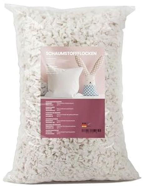 Primaflor-Ideen in Textil Kissenfüllung Schaumstoffflocken, Füllmaterial für Kissen, Polster, Kuscheltiere & Puppen, waschbar
