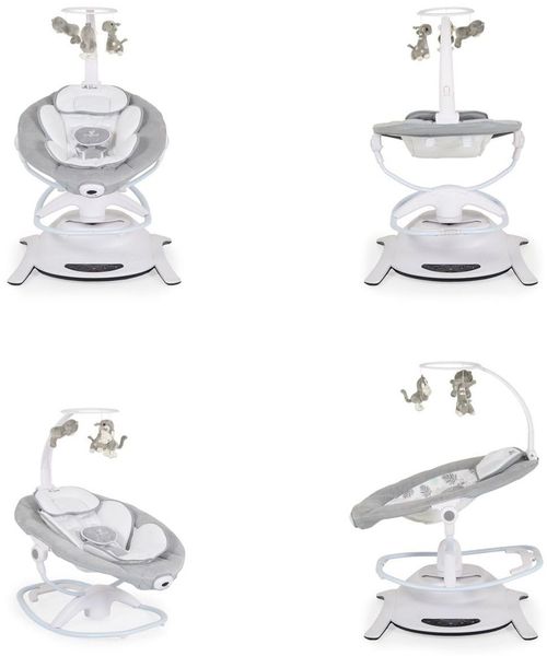 Cangaroo Babywippe La Scala elektrisch Schaukelfunktion Vibration Fernbedienung grün Bild 6
