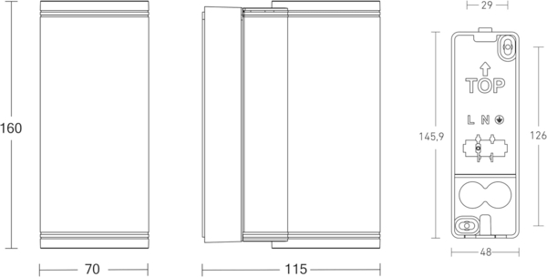 Steinel LED Außenwandleuchte L 940, inkl. GU10 LEDs, UP-/Downlight Wandleuchte außen, 3000 K warmweiß, Aluminium, Anthrazit Bild 5
