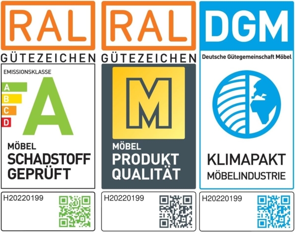 CAVADORE Ecksofa Blue/Moderne Eckcouch mit Longchair, inklusiv Kopfteilverstellung, Vorziehsitz motorisch, Klapptisch und mattschwarzen Metallfüßen / 271 x 93 x 191 / Flachgewebe, Mittelgrau Bild 8