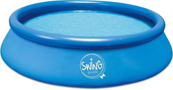 Ambientehome Quick Up Easy Aufstellpool, blau, 457 x 457 x 122 cm, 14159 L, 26022