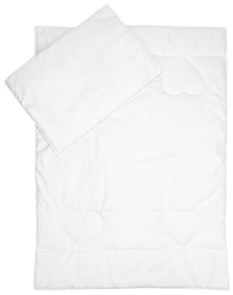 Baby-Bettwäsche-Set, gesteppt, 100 % Baumwolle, 150x120 cm, Füllung für Kinderbett