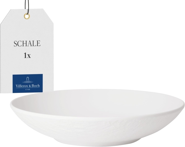 Villeroy & Boch Manufacture Rock Blanc Schale flach ø 23,5 cm - DS