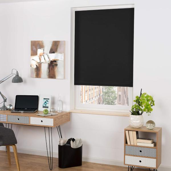 Sol Royal PVC Kassettenrollo SolReflect K24 Schwarz, 175 x 70 x 4.2 cm Bild 2