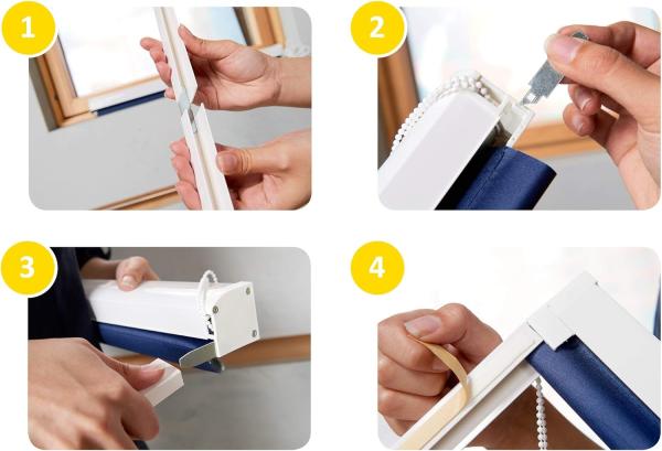 Sol Royal PVC Kassettenrollo SolReflect K24 Schwarz, 175 x 70 x 4.2 cm Bild 7