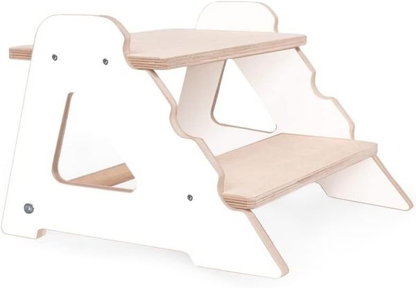 MAMOI® Yarnwood Kinderhocker 2 Stufen | Modernes Design Kinderhocker | Sicher und vielseitig Kinderhocker 2 Stufen | 100% ECO