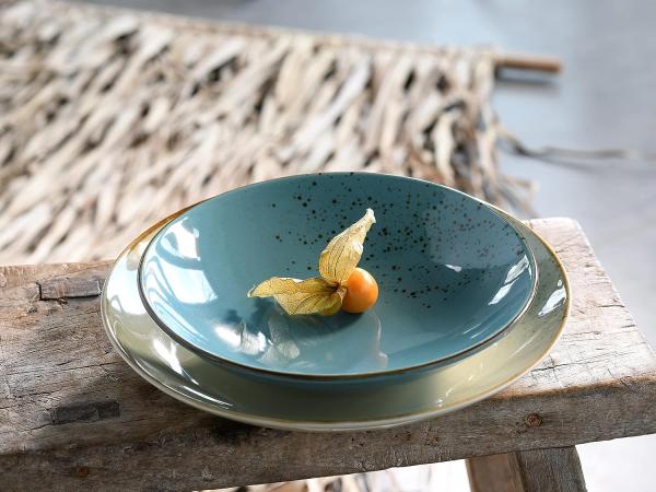 CreaTable 20963 Nature Collection Speiseteller, Suppenteller, Dessertteller, grün, 12-teilig (1 Set) Bild 2