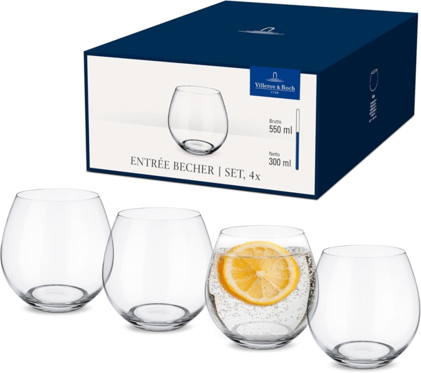 Villeroy & Boch Entrée Wasserglas 570 ml 4er Set