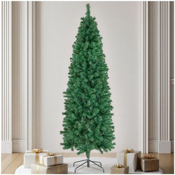 tectake Künstlicher Weihnachtsbaum Künstlicher Christbaum in Grün Tannenbaum Dekoration, Undekorierter/Unbeleuchteter Baum, verschiedene Größen, künstlich in Grün, mit dichten Nadeln