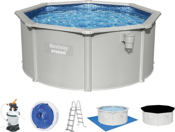 Bestway 'Hydrium™ Swimmingpool-Set Ø 300 x 120 cm' Stahlwandpool Komplettset