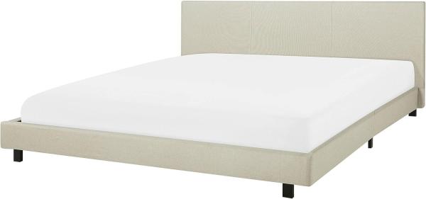 Wasserbett Leinenoptik beige 180x200 cm ALBI