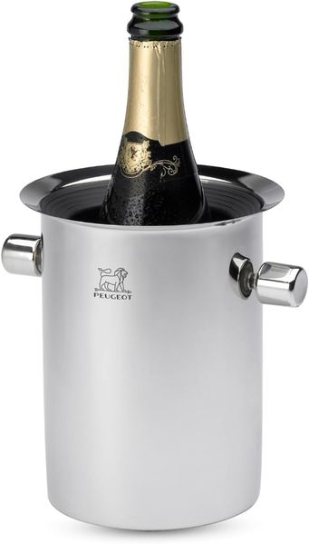 Peugeot Edelstahl Weinkühler incl. Kühl-Akkus