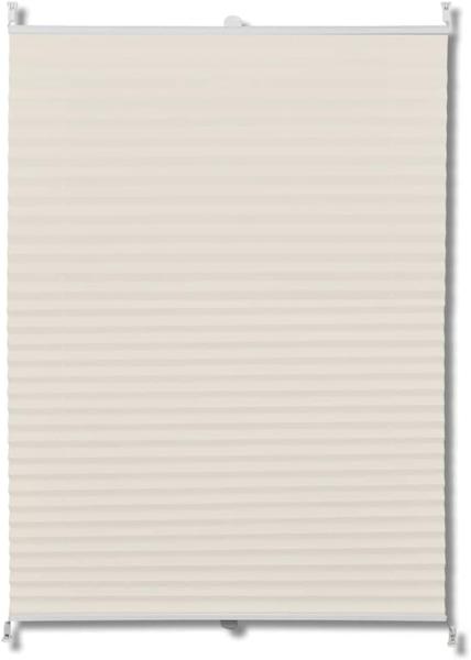 Plissee Faltrollo Rollo Jalousie Plisseerollo 90x200cm Creme 240640