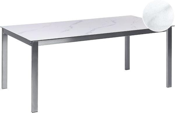 Gartentisch Glas Weißer Marmor COSOLETO