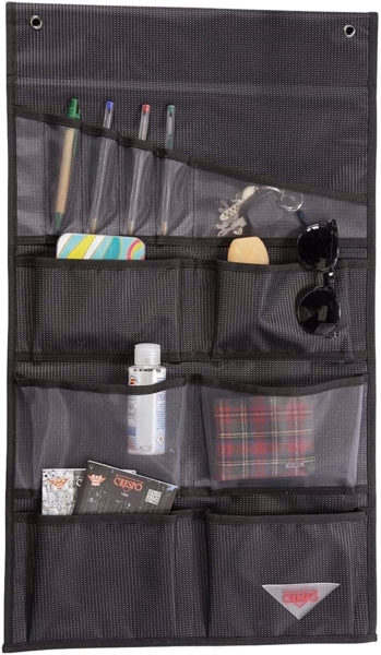 Crespo Hängeregal Hängeregal 12 Fächer Organizer, XL Zelt Regal Camping Hänge Aufbewahrung Bild 2