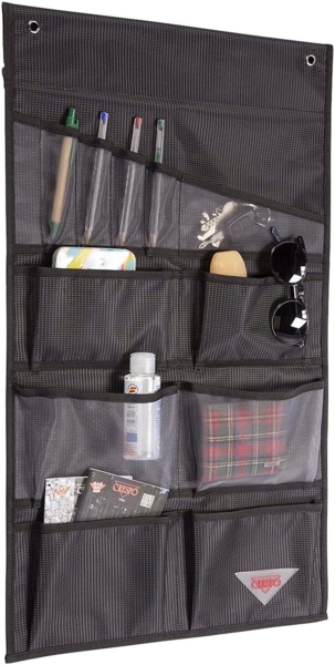 Crespo Hängeregal Hängeregal 12 Fächer Organizer, XL Zelt Regal Camping Hänge Aufbewahrung Bild 3