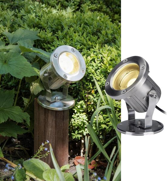 SLV NAUTILUS SPIKE, LED Outdoor Erdspießleuchte, IP55 - Stand-, Wand- und Deckenleuchten (Outdoor)