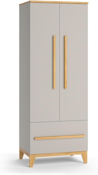 Vitalispa Kinderkleiderschrank Cashmere-Eiche 70 x 186.8 cm, Malia
