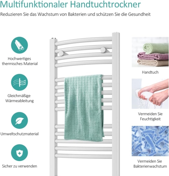 Hopibath Wandspiegel Schwarz Wandspiegel groß klein gross Badspiegel mit Alurahmen (Badspiegel Flurspiegel Kosmetikspiegel, 40-100cm), 5mm Kupfer- und bleifreier Spiegel Bild 5