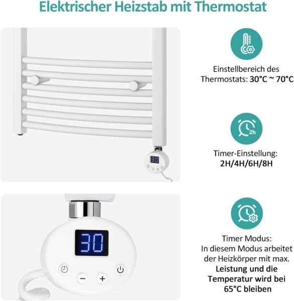 Hopibath Wandspiegel Schwarz Wandspiegel groß klein gross Badspiegel mit Alurahmen (Badspiegel Flurspiegel Kosmetikspiegel, 40-100cm), 5mm Kupfer- und bleifreier Spiegel Bild 4