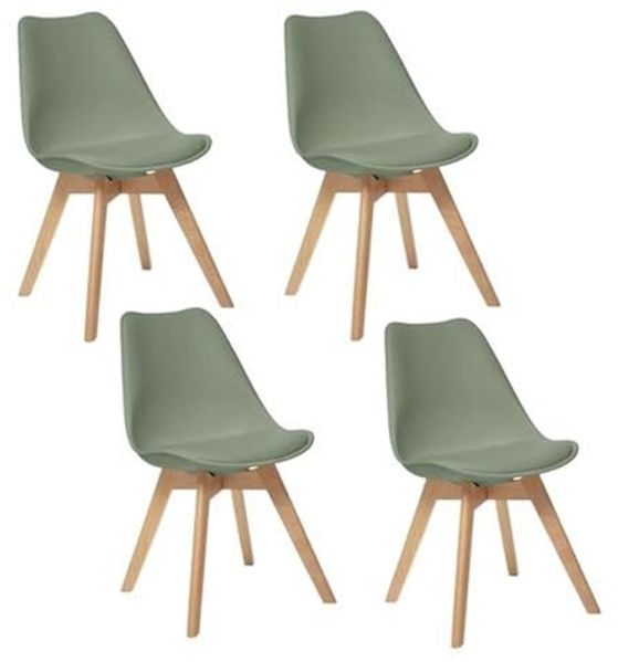 Stuhl, skandinavisch, Khaki