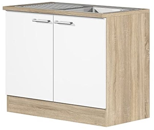 Flex-Well Spülenschrank Samoa (B x H x T) 100 x 85 x 60 cm, inkl. Einbauspüle